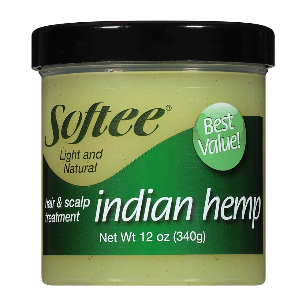 Softee Light and Natural Indian Hemp Hair and Scalp Treatment, 12 Oz